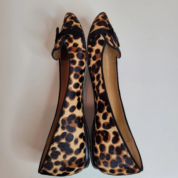 Nine West Saxiphone Pony Ballet Flats Leather Shoe Size Womens 6 - Picture 7 of 11